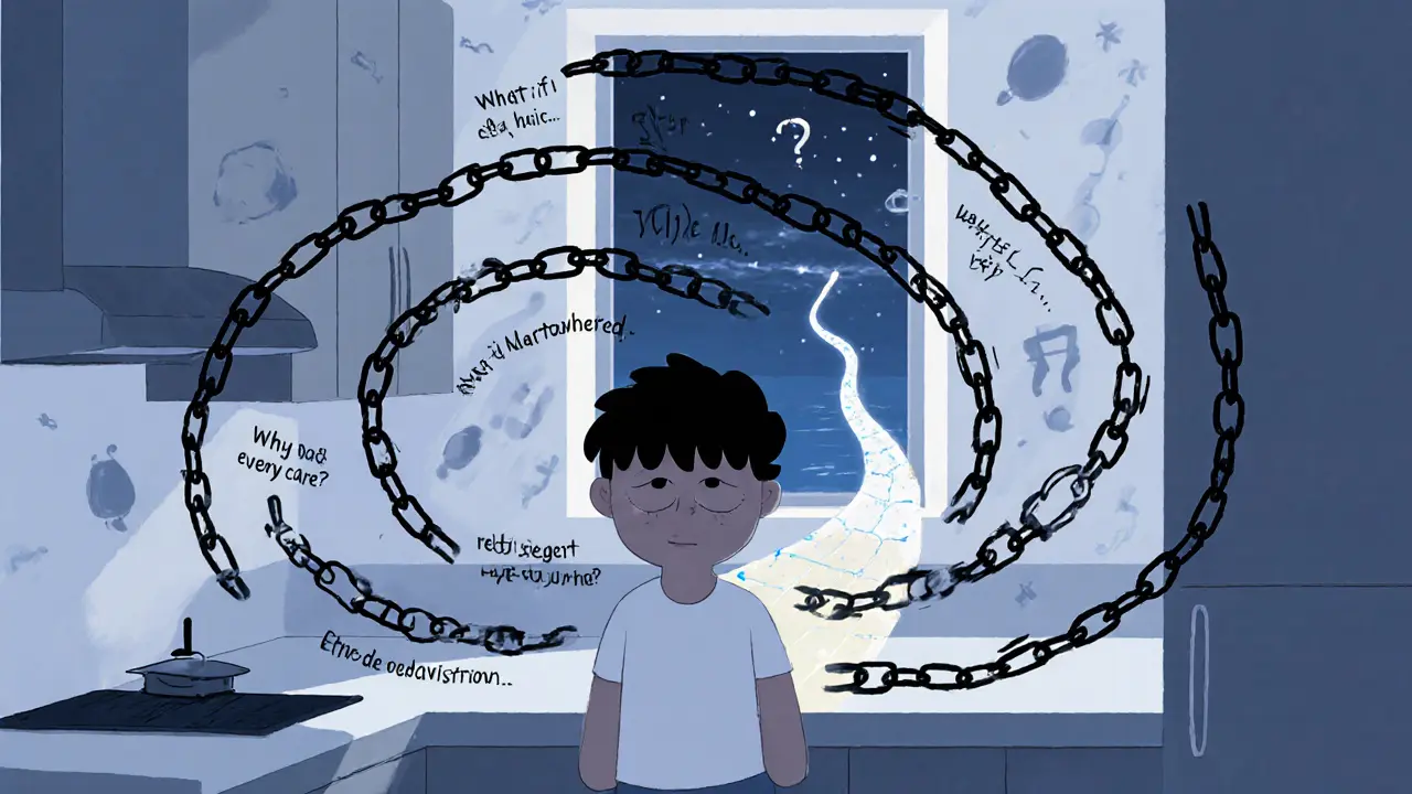 Ruminace a úzkost: Jak psychoterapie pomáhá zastavit kolotoč přemítání