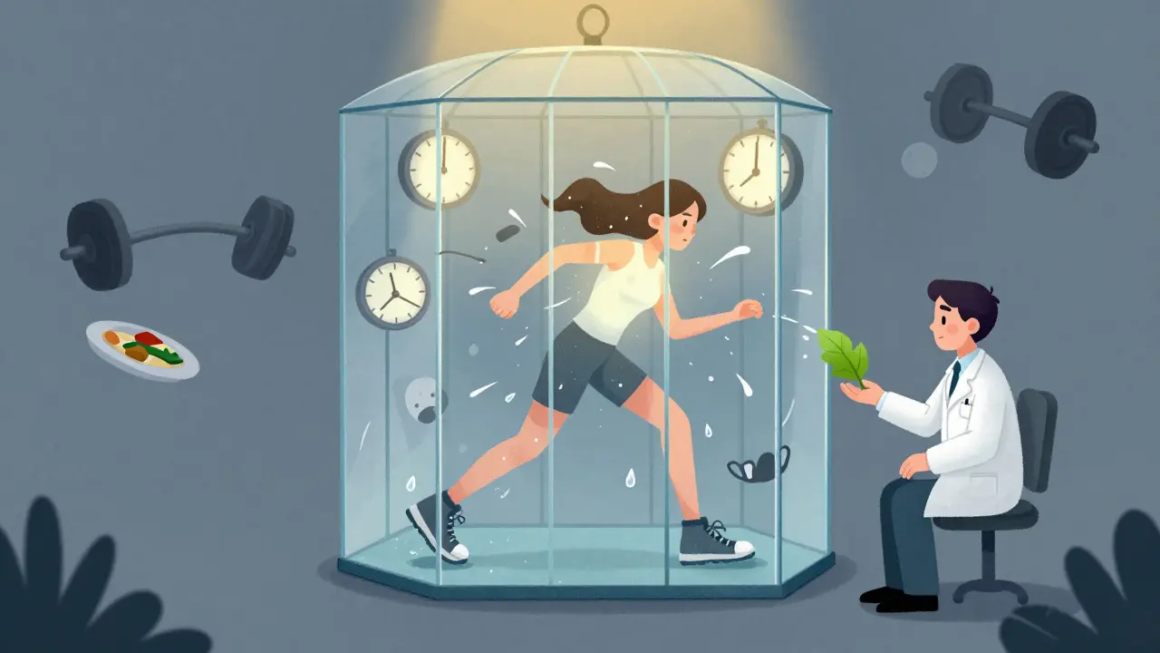 Kompulzivní cvičení při poruchách příjmu potravy: Jak psychoterapie pomáhá překonat nekontrolovatelný pohyb