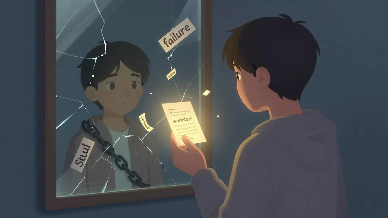 Práce se studem v léčbě závislosti: Jak se k sobě vrátit