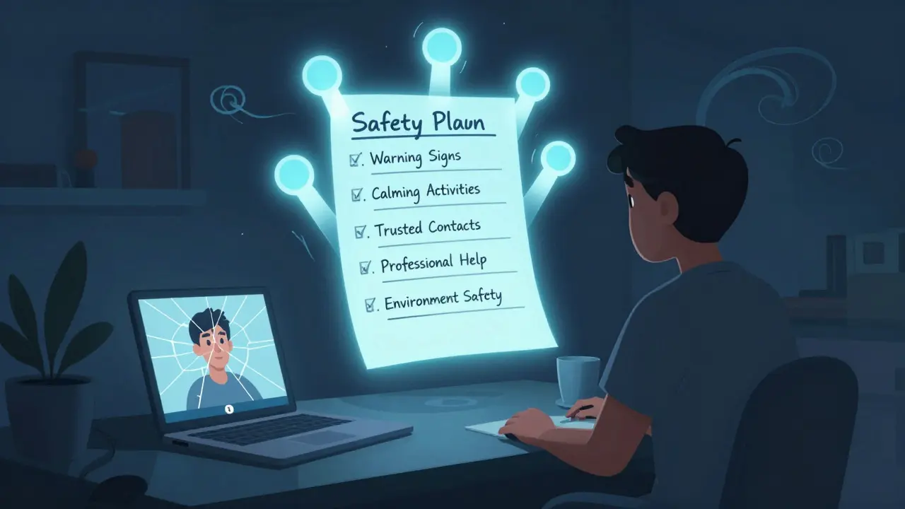 Jak řešit krizi během online terapie: Bezpečnostní plán a kontakty pomoci