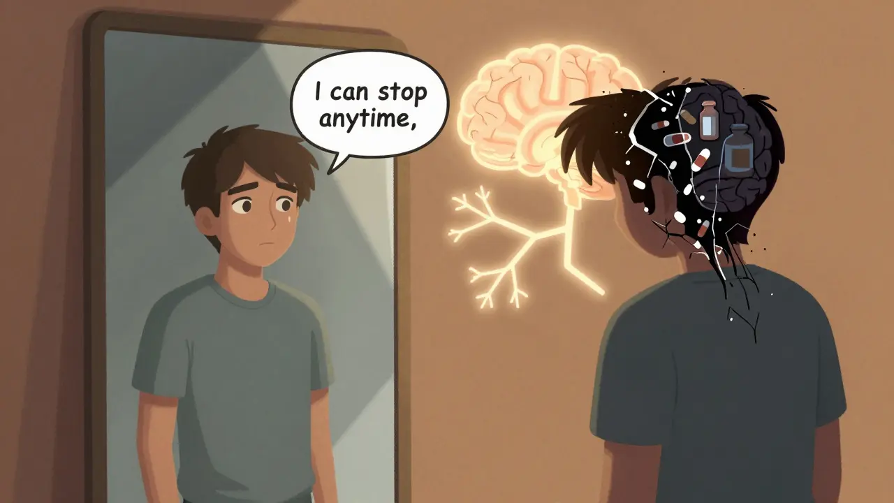 Kognitivní omyly u závislostí: Jak pracovat s racionalizací a popřením