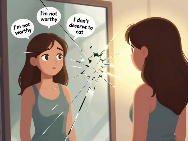 Nízké sebevědomí a anorexie: Jak práce se sebevědomím změní léčbu poruch příjmu potravy