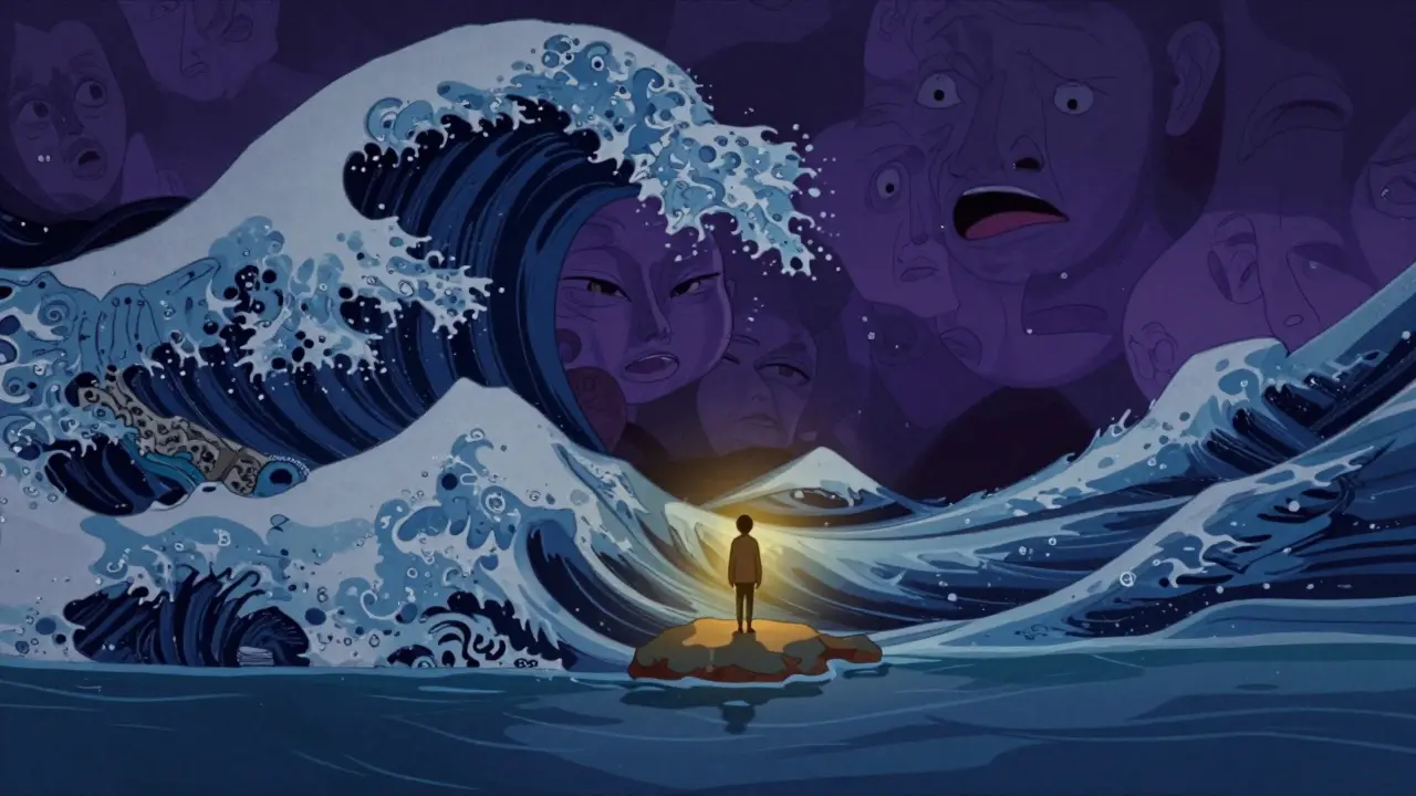 Emoční dysregulace u hraniční poruchy osobnosti: Jak funguje a jak ji zvládat