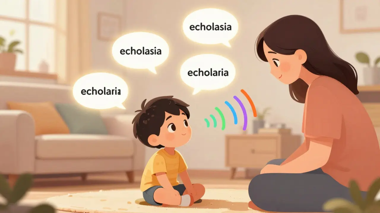 Echolálie u autismu: Proč děti opakují a jak jim v logopedii pomoci