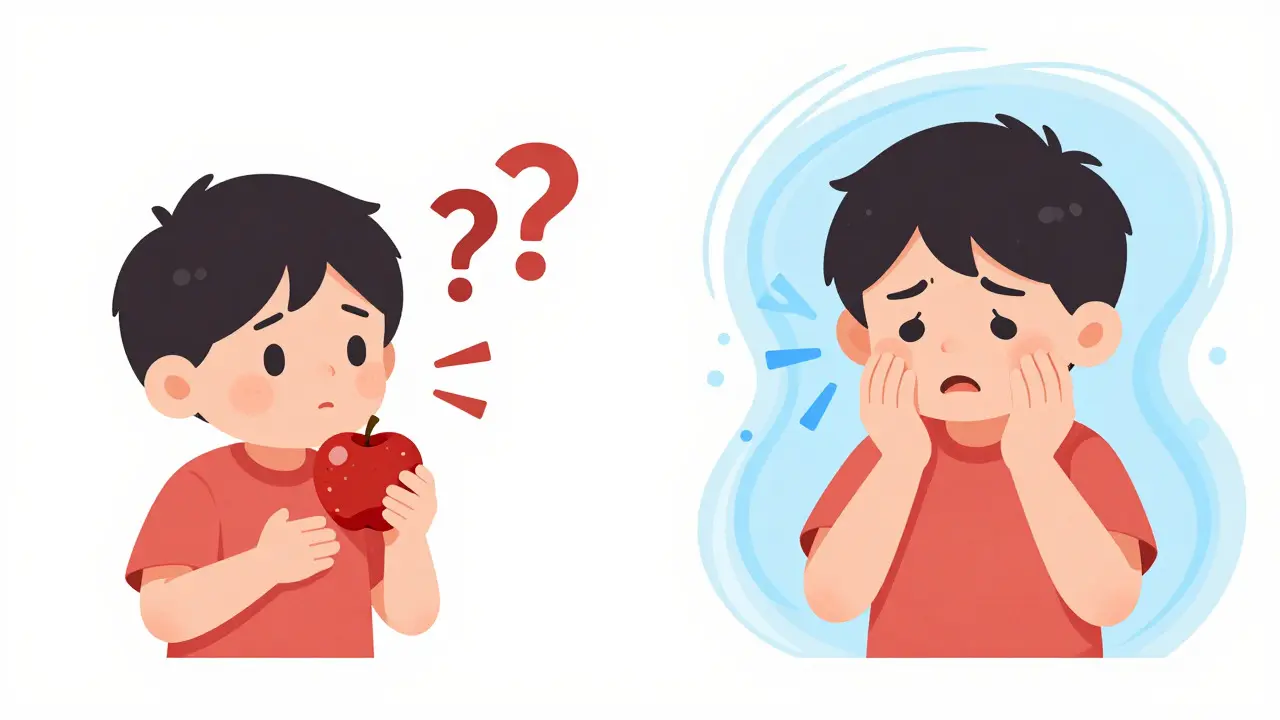 Ilustrace okamžité a odložené echolálie u dětí s PAS